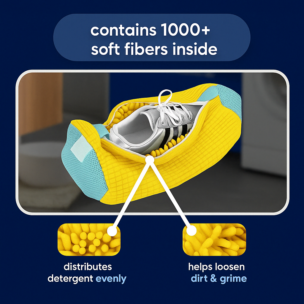SneakerShield™ - Revolutionary Laundry Shoe Bag for Effortless Stain Protection