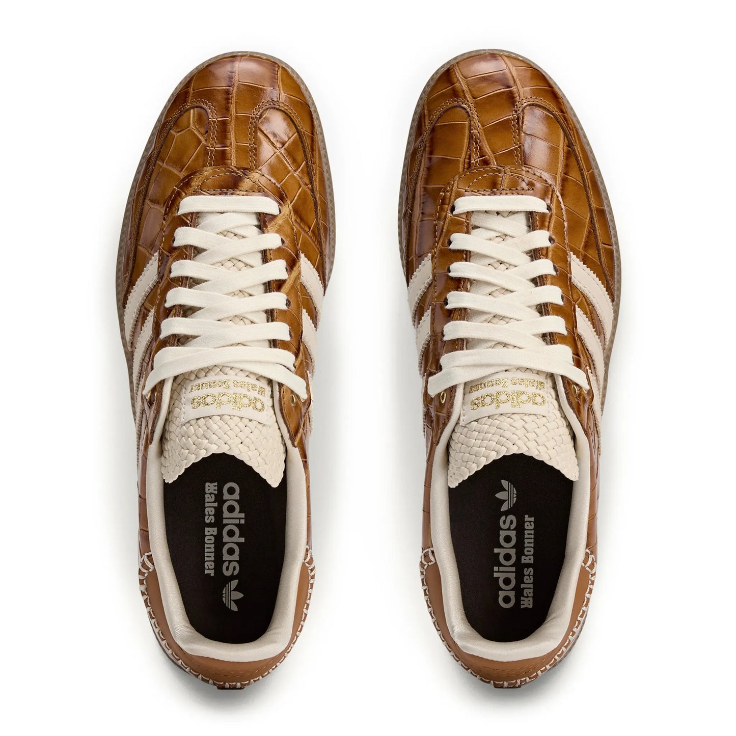 CollegiateCrest® – Brown Croc Luxe Low Sneaker