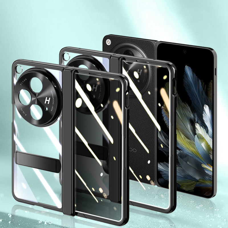 Sleek Electroplated Transparent Case for OnePlus Open Series Phones