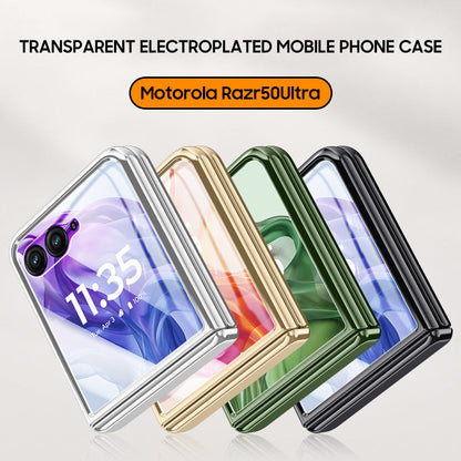 Motorola Series | Sleek Transparent Spring Hinge Mobile Phone Case