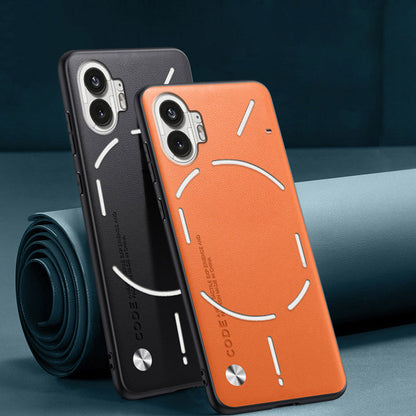 Sleek & Stylish Solid Color Leather Case | Nothing Series