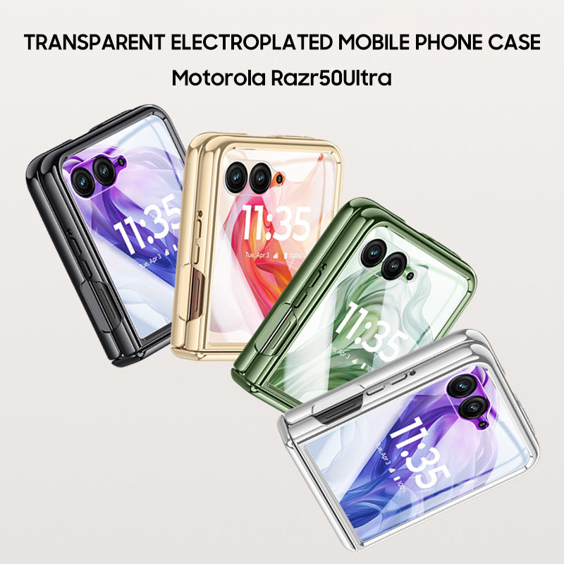 Motorola Series | Sleek Transparent Spring Hinge Mobile Phone Case