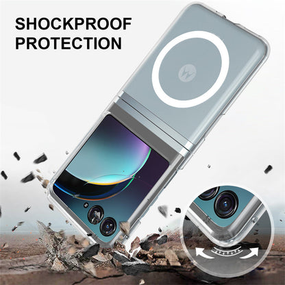 Motorola Razr 2023/2024 HD Transparent Airbag Case - Sleek & Anti-Drop Protection