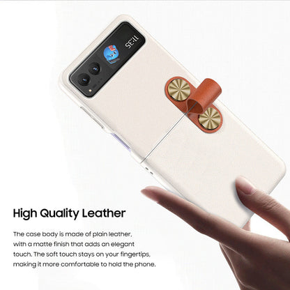 Motorola Collection | Elegant Leather Phone Case with Convenient Hand Strap