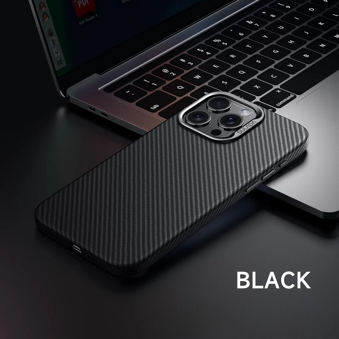 Sleek Kevlar-Textured Magnetic Case for iPhone 13, 14, 15, and 16