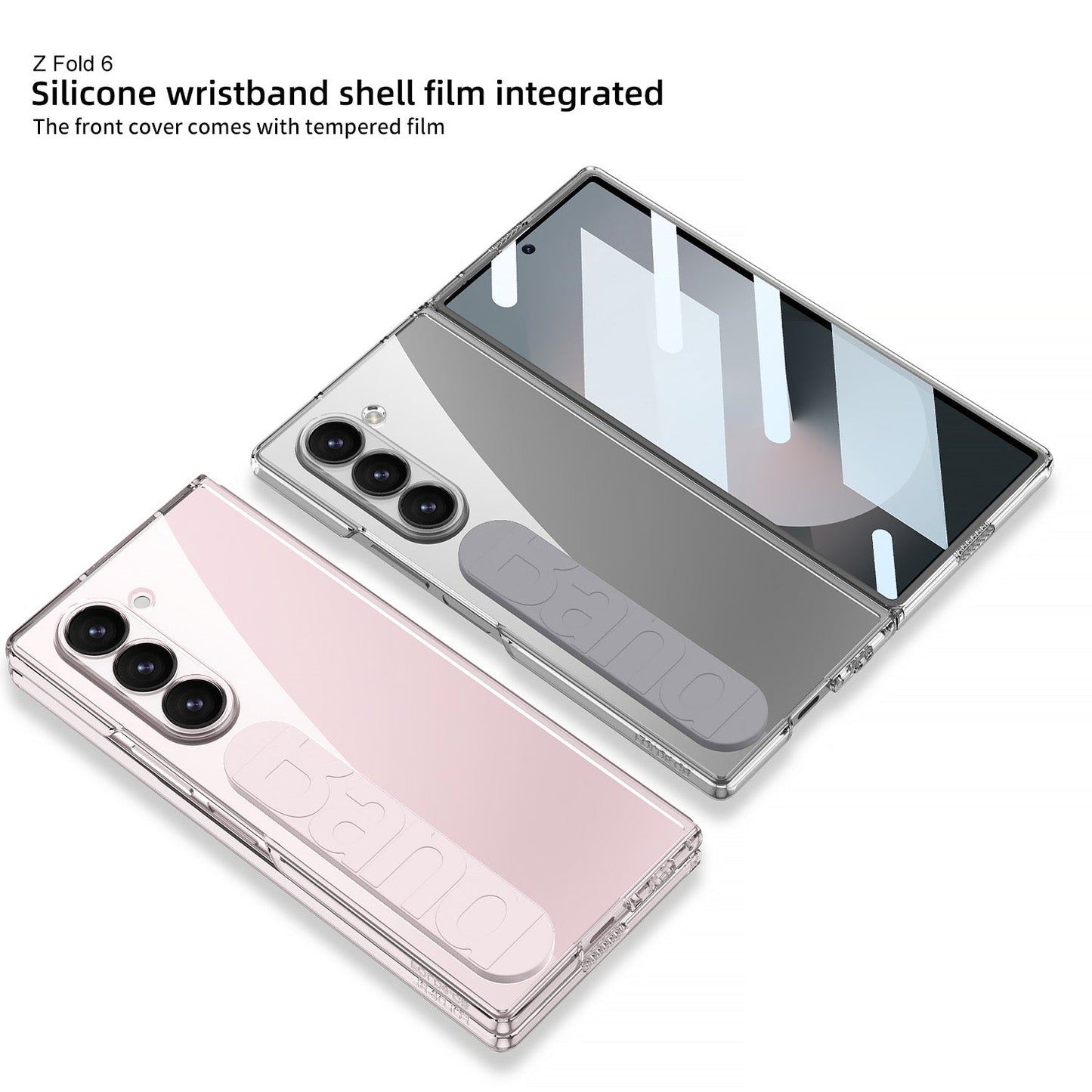 Ultimate Protection Bundle for Galaxy Z Fold 6: Shockproof Case, Screen Protector & Wristband Combo