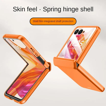 Skin-Friendly with Tempered Glass Hinge Protection & Shockproof Hard Case For Motorola Razr 50 Series