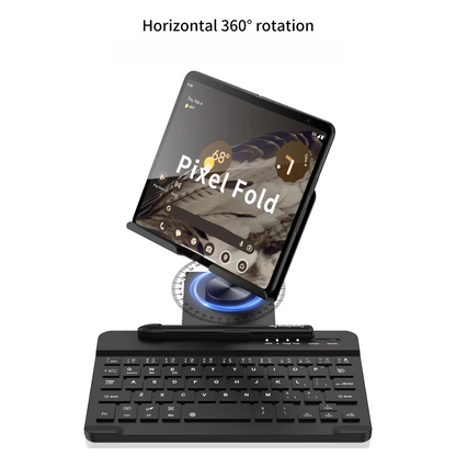 Desk Stand and Bluetooth Keyboard Combo for Google Pixel Fold