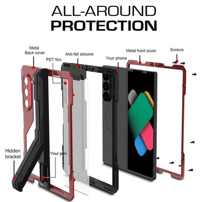 Armor Heavy-Duty Shockproof Metal Tank Case for Samsung Galaxy Z Fold | 360° Protection