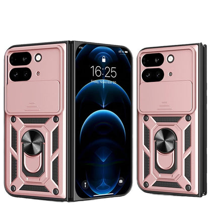 Shockproof Armor Case with Push-Window Camera Protection for Google Pixel 9 Pro Fold