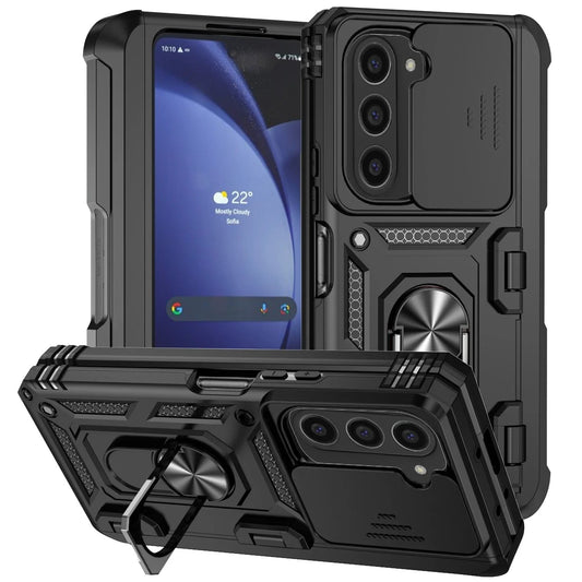 Armor 360° Ring Case with Camera Slide, Hinge Protection & Pen Slot for Galaxy Z Fold Series