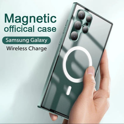 Magnetic MagSafe Metal Case for Samsung Galaxy S24 FE