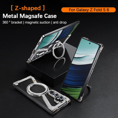 Z-Shape Design with 4 Airbag Corners Galaxy Z Fold Frameless Case