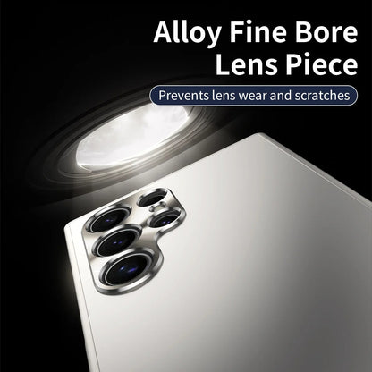 All-Aluminum Matte Titanium Alloy Ultra-Thin Case for Samsung Galaxy S25 Ultra - Magnetic Metal Shell