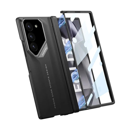 Galaxy Z Fold Shockproof Case with Magnetic Hinge and Built-in Screen Protector for Ultimate Protection