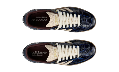 NavyPrestige® – Croc Texture Luxe Low Sneaker