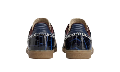 NavyPrestige® – Croc Texture Luxe Low Sneaker