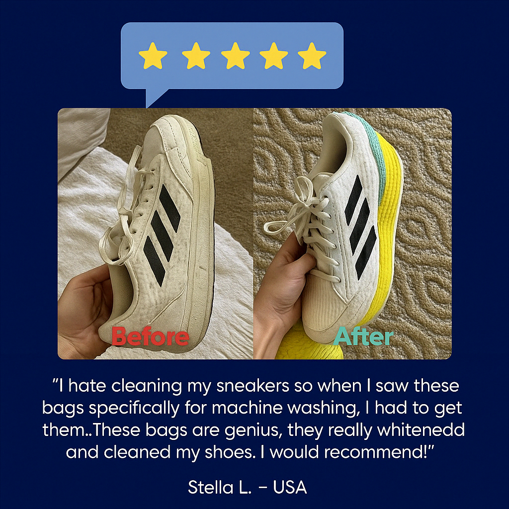 SneakerShield™ - Revolutionary Laundry Shoe Bag for Effortless Stain Protection
