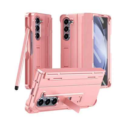 Ultimate Protection Case for Galaxy Z Fold 6 with Stylish Pen Holder Hinge