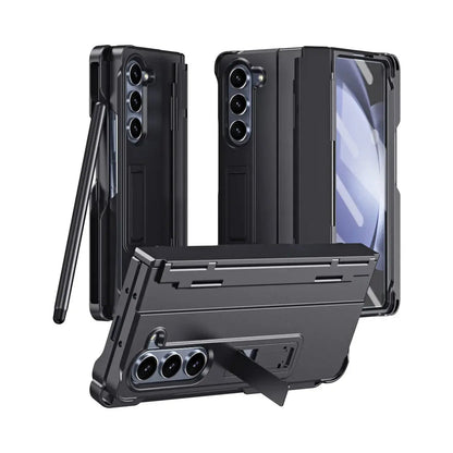 Ultimate Protection Case for Galaxy Z Fold 6 with Stylish Pen Holder Hinge