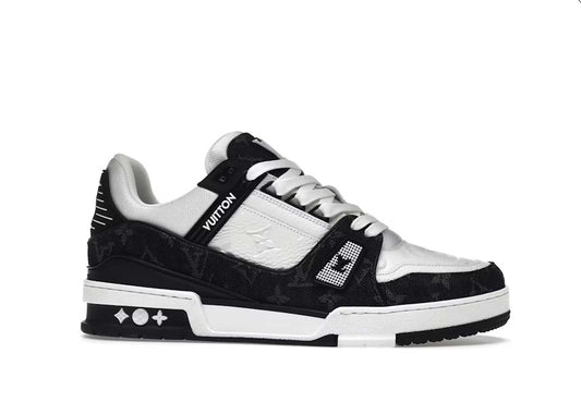 MonogramElite® – Luxe Court Black & White Trainer