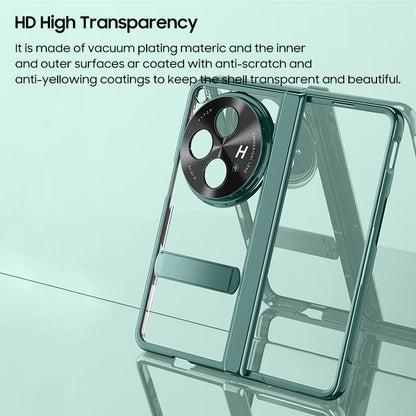 Sleek Electroplated Transparent Case for OnePlus Open Series Phones