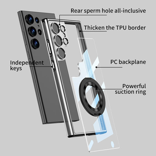 Samsung MagSafe Series | Versatile 360° Rotating Metal Stand Phone Case