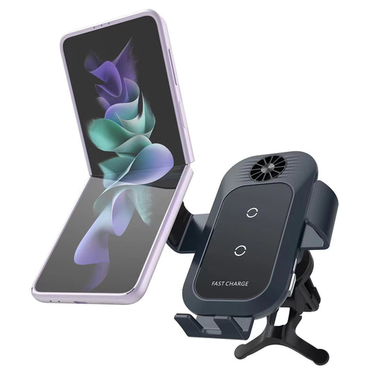 Car Mount Wireless Charger – Universal QI Charging for Motorola Razr, Z Flip & More