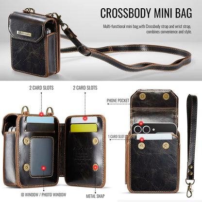 Fashion Leather Crossbody Mini Bag V2 For Galaxy Z Flip Series