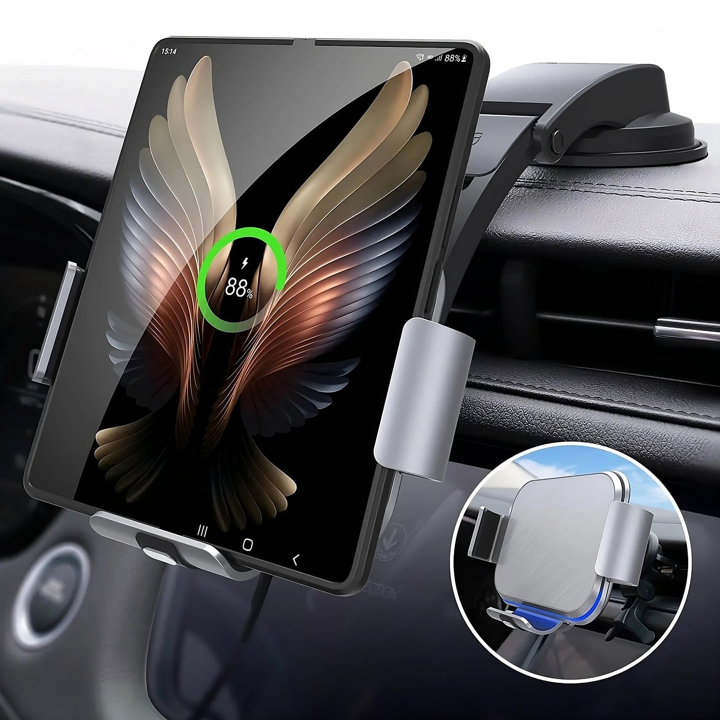 Galaxy Z Fold Car Mount Wireless Charger