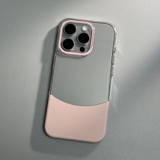 Sleek Dual-Color Removable Cover for Your iPhone