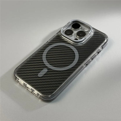 Sleek Carbon Fiber Lens Protector for iPhone