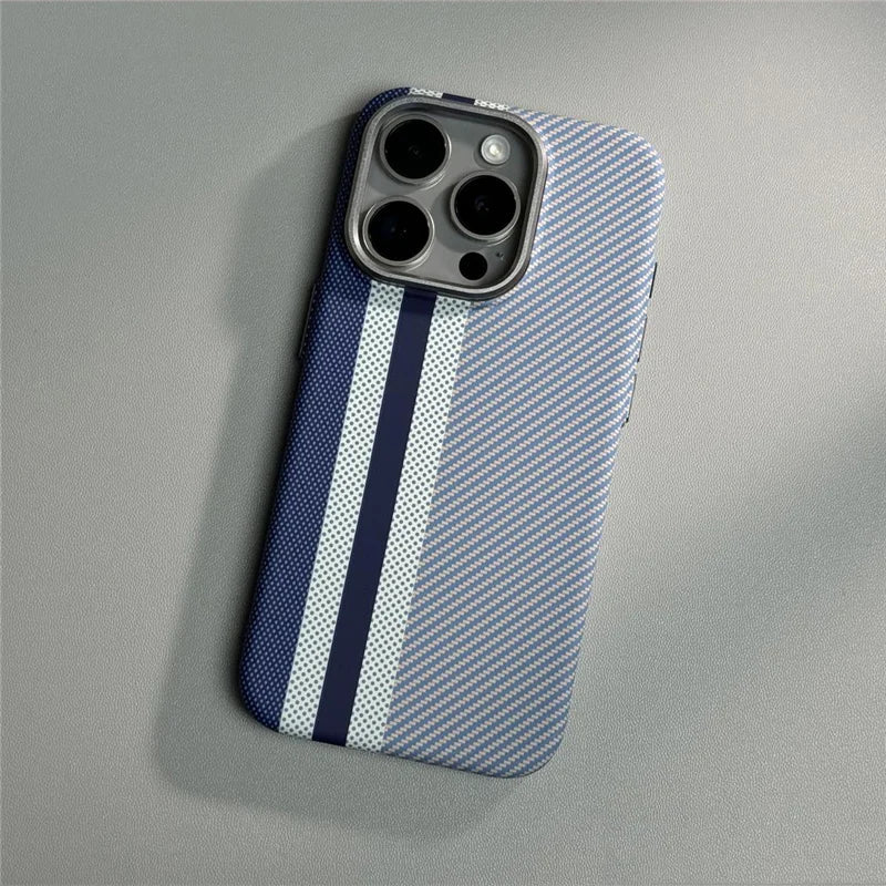 Sleek Carbon Fiber MagSafe iPhone Case