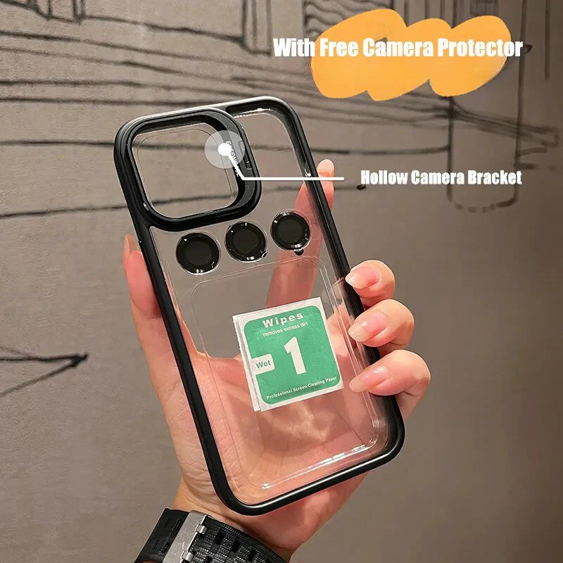 Stylish iPhone Camera Bracket Stand Cover