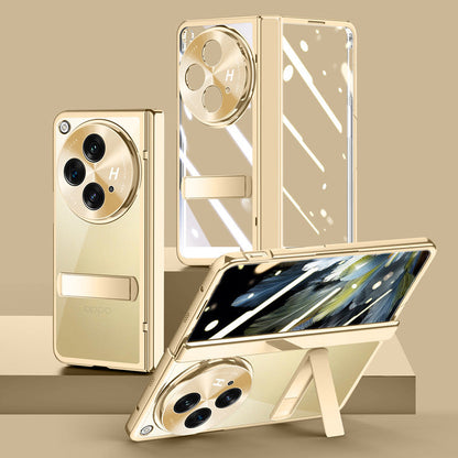 Sleek Electroplated Transparent Case for OnePlus Open Series Phones