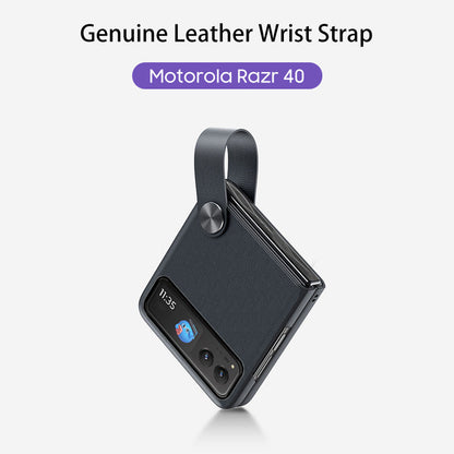 Motorola Collection | Elegant Leather Phone Case with Convenient Hand Strap