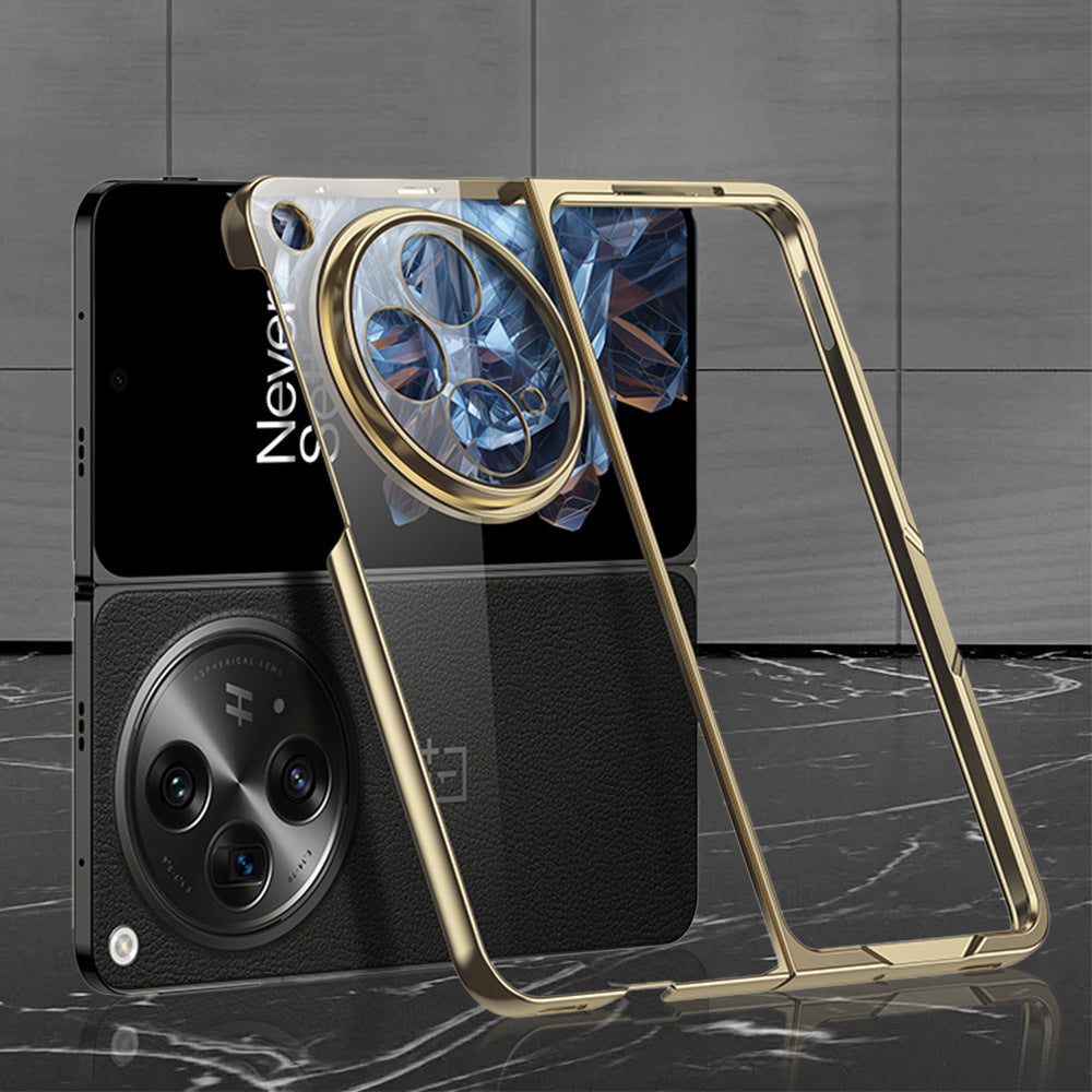 OnePlus Open Series | Stylish Electroplated Transparent Phone Case for Ultimate Protection