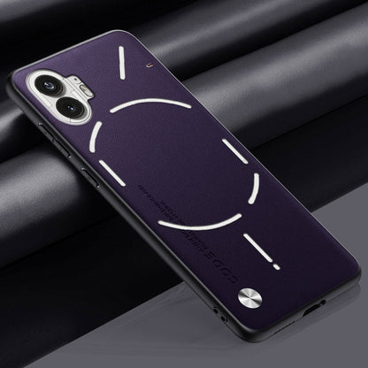 Sleek & Stylish Solid Color Leather Case | Nothing Series