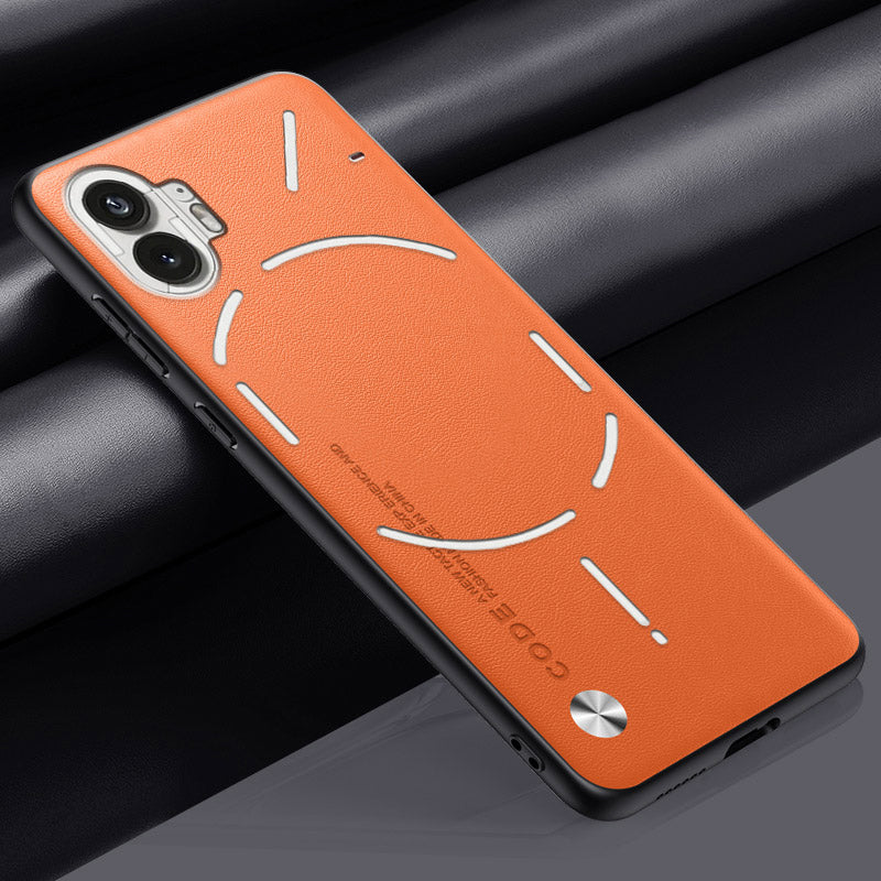 Sleek & Stylish Solid Color Leather Case | Nothing Series