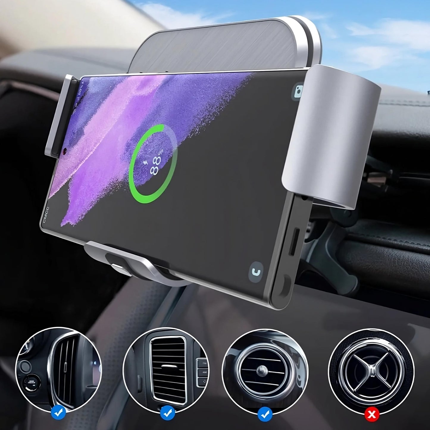 Galaxy Z Fold Car Mount Wireless Charger