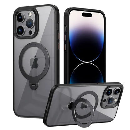 Ultra-Versatile 360° Rotating Kickstand Case for iPhone