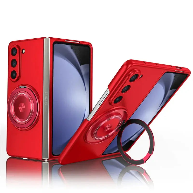 Elevate Your Style with the New 2024 Magnetic Kickstand Ring Case for Z Fold 6 & Z Flip 6!