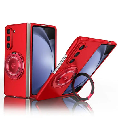 Elevate Your Style with the New 2024 Magnetic Kickstand Ring Case for Z Fold 6 & Z Flip 6!