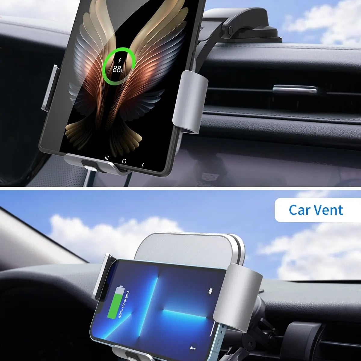 Galaxy Z Fold Car Mount Wireless Charger