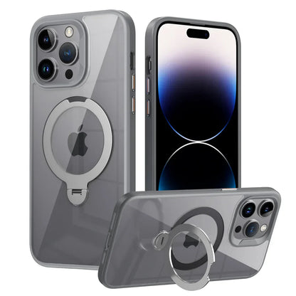 Ultra-Versatile 360° Rotating Kickstand Case for iPhone