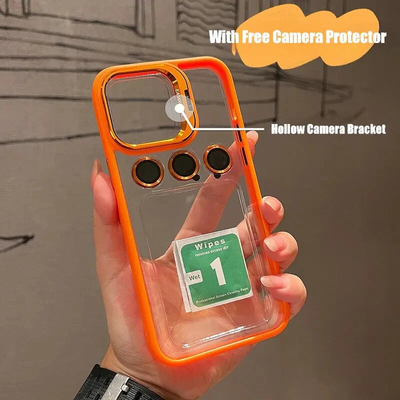 Stylish iPhone Camera Bracket Stand Cover