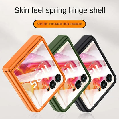 Skin-Friendly with Tempered Glass Hinge Protection & Shockproof Hard Case For Motorola Razr 50 Series