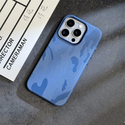 Premium Camo Leather Case for iPhone