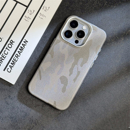 Premium Camo Leather Case for iPhone