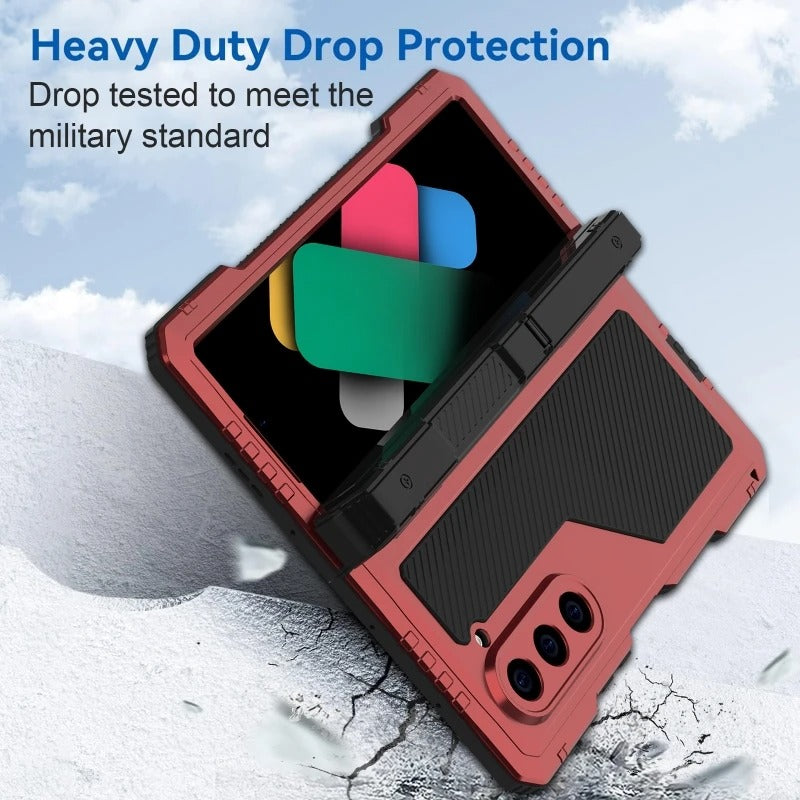 Armor Heavy-Duty Shockproof Metal Tank Case for Samsung Galaxy Z Fold | 360° Protection